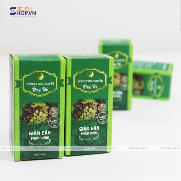 In hộp giấy đựng thuốc đông y gia truyền